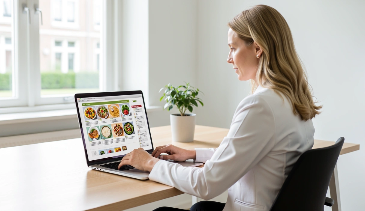 Online dieetadvies proces